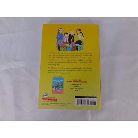 The Baby-Sitters Club The Truth About Stacey Graphic Novel Raina Telgemeier Book - Picture 3 of 5